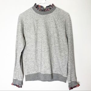 J Crew NWT 100% Cotton Crew Neck Heather Frey Pullover Sweatshirt Sweate…